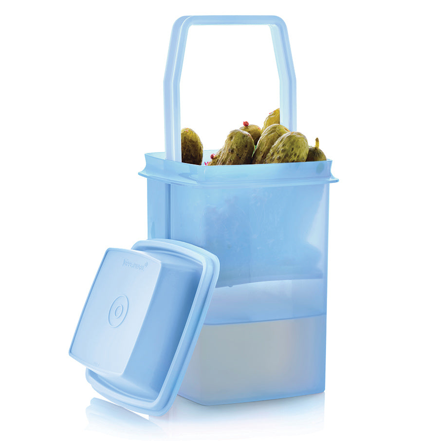 Pick-A-Deli® Container with Lift-Up Strainer for Pickles & Snacks