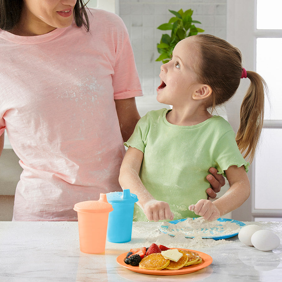 TupperKids® Durable Plastic Plates for Kids – Set of 4