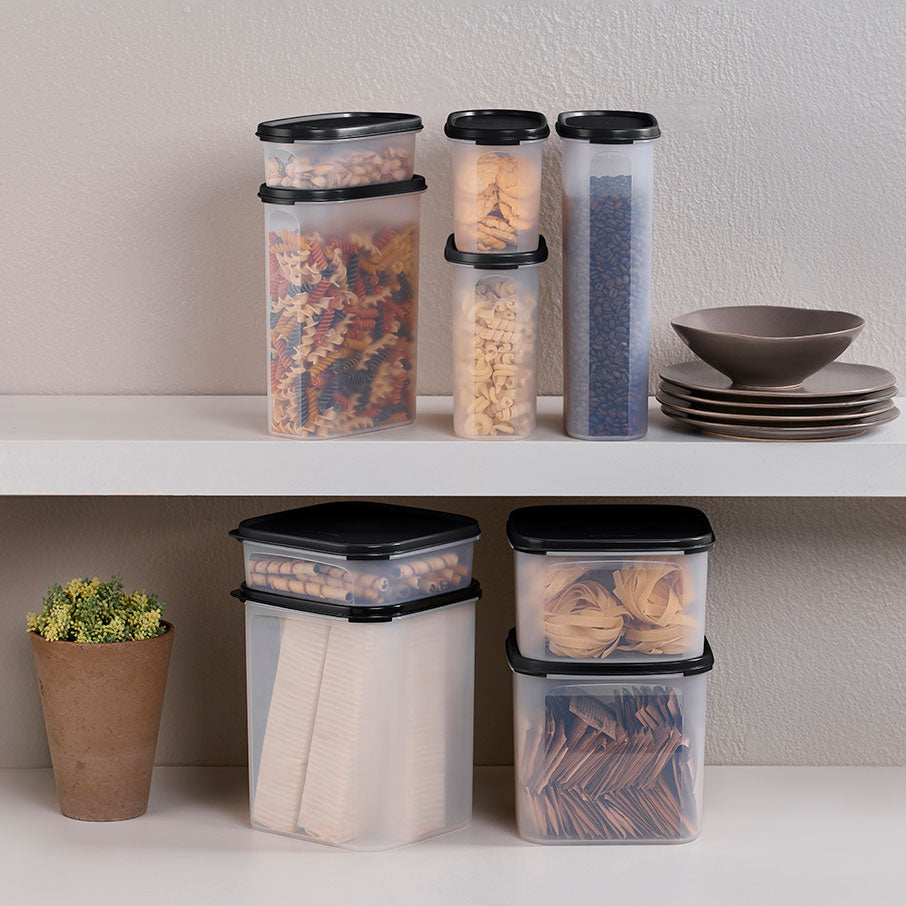 Modular Mates® Airtight Pantry Storage Containers - 9-Piece Oval & Square Set