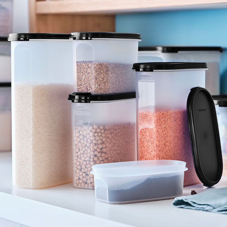 Modular Mates® Airtight Pantry Storage Containers - 9-Piece Oval & Square Set