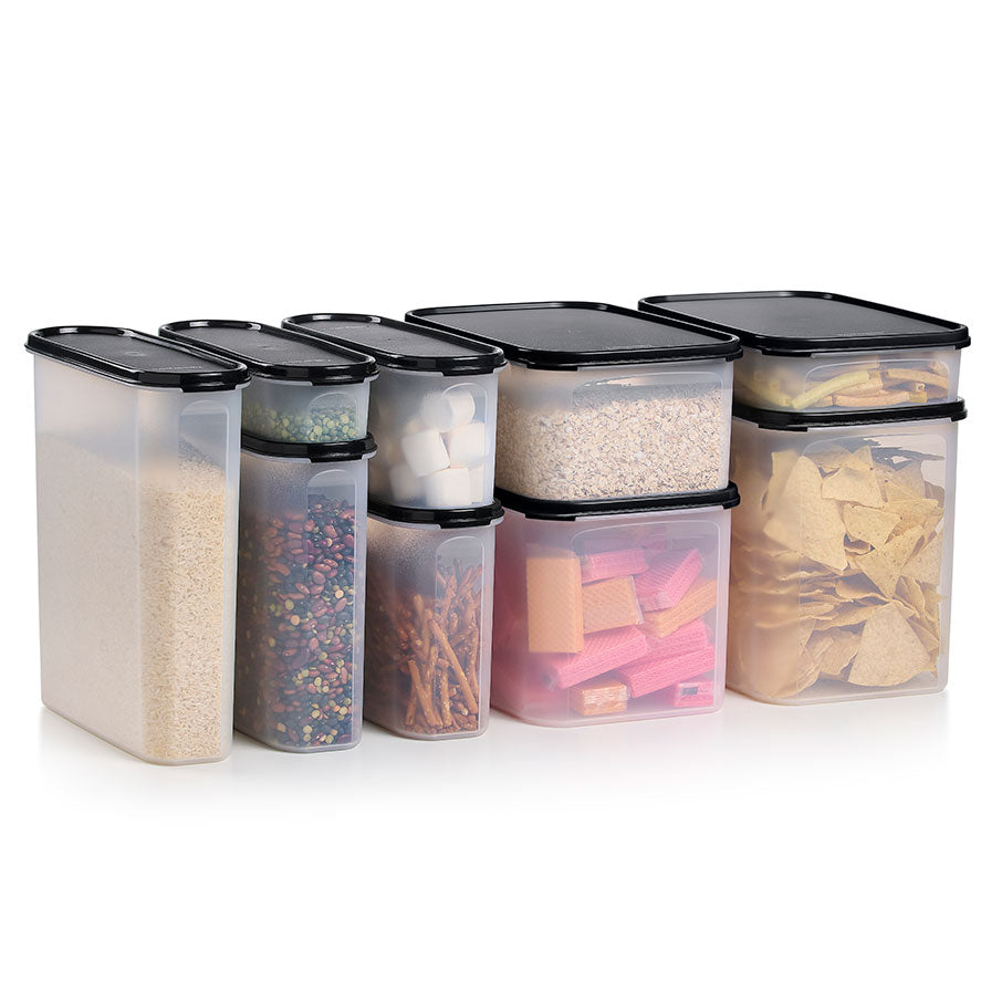 Modular Mates® Airtight Food Storage Containers Set - 9-Piece Super Oval & Rectangular