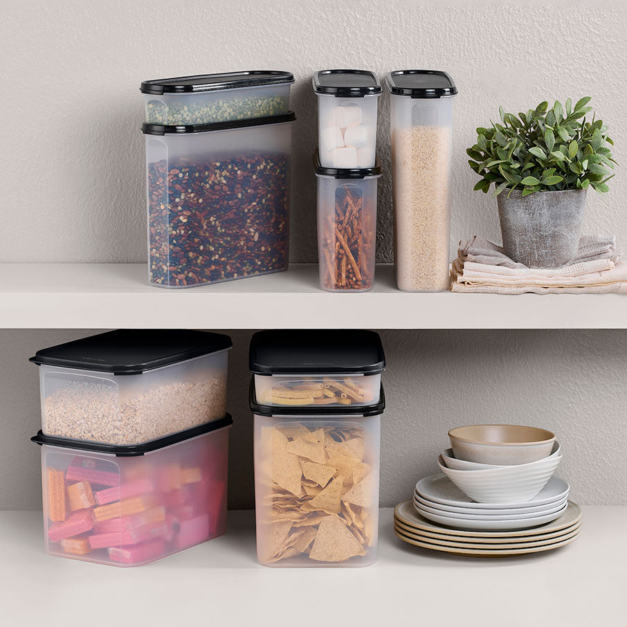 Modular Mates® Airtight Food Storage Containers Set - 9-Piece Super Oval & Rectangular