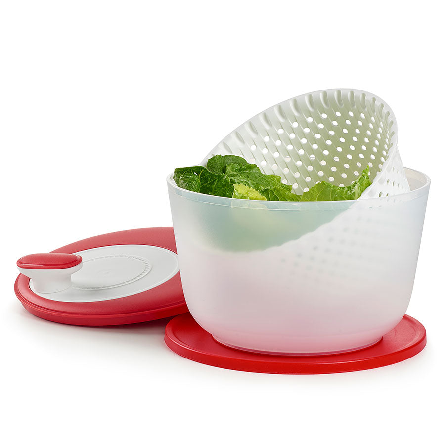 Tupperware Salad Spinner with Airtight Lid – Easy Spin & Dry Greens