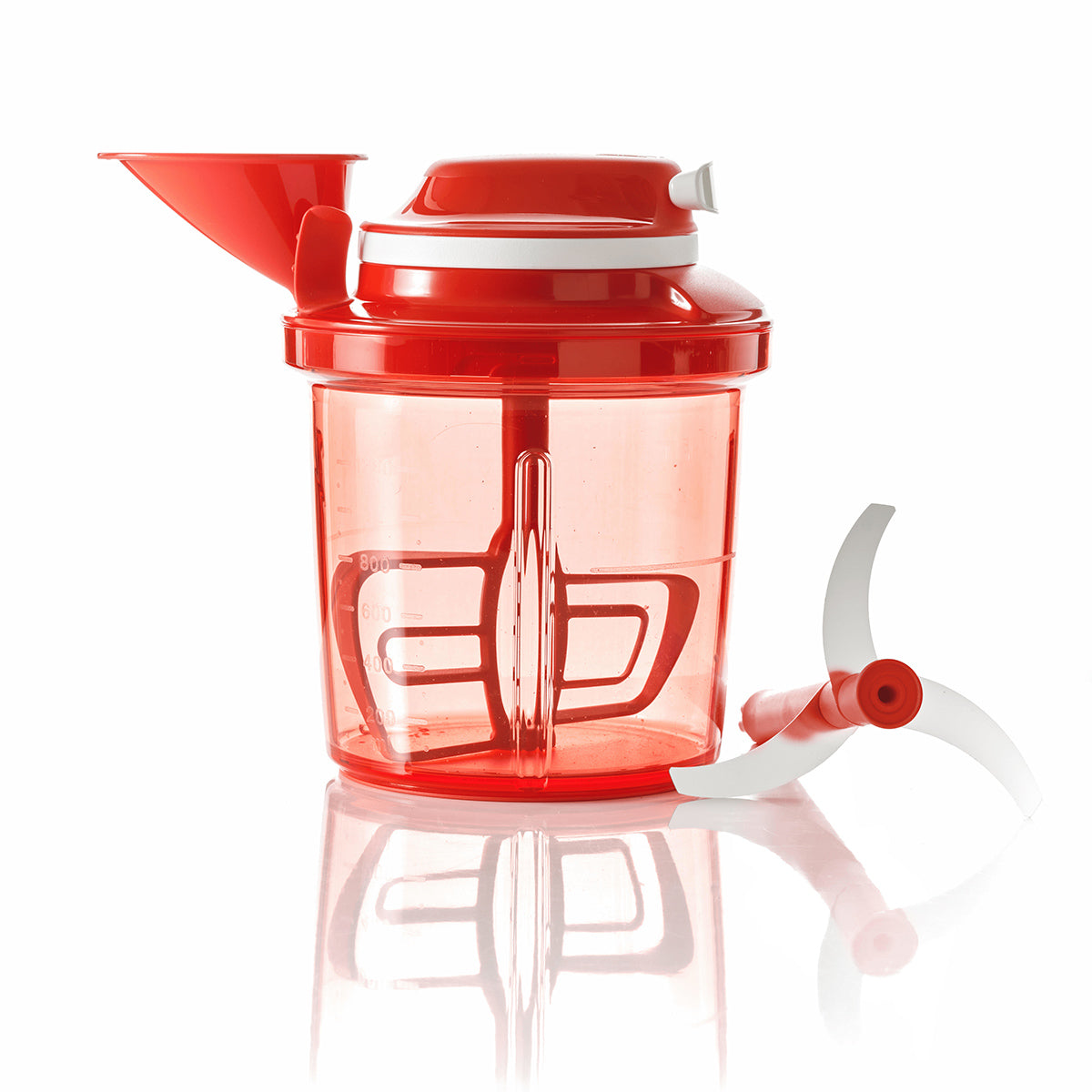 SuperSonic™ Manual Food Chopper – Cordless Kitchen Processor for Dips & Smoothies