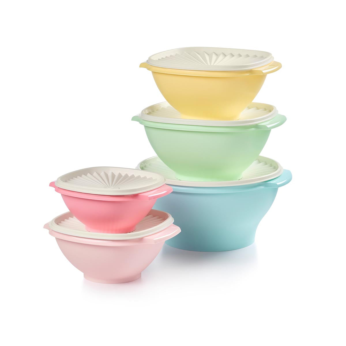 Vintage Servalier® 5-Piece Mixing Bowl Set with Lids
