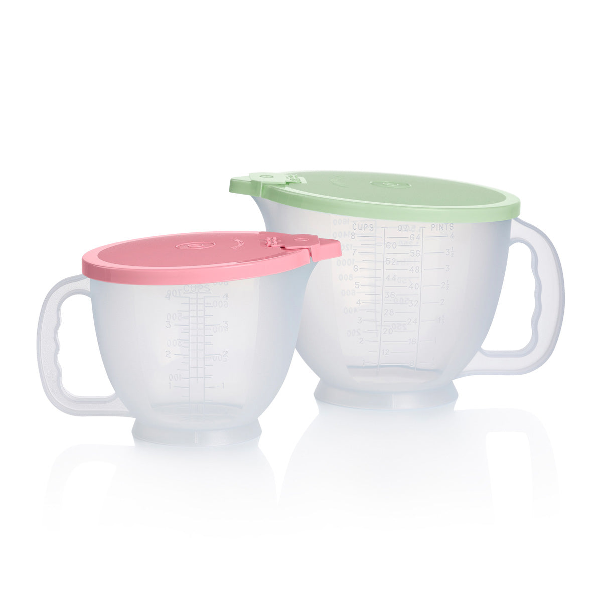 Vintage Mix-N-Stor® Pitcher Set - 2-Piece Measuring & Pouring Jugs