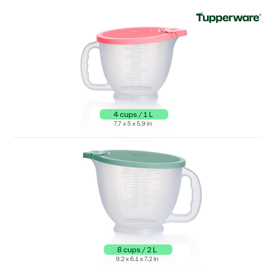 Vintage Mix-N-Stor® Pitcher Set - 2-Piece Measuring & Pouring Jugs