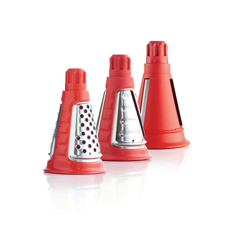 Grate Master® Trio - 3-in-1 Kitchen Grater & Shredder Cones