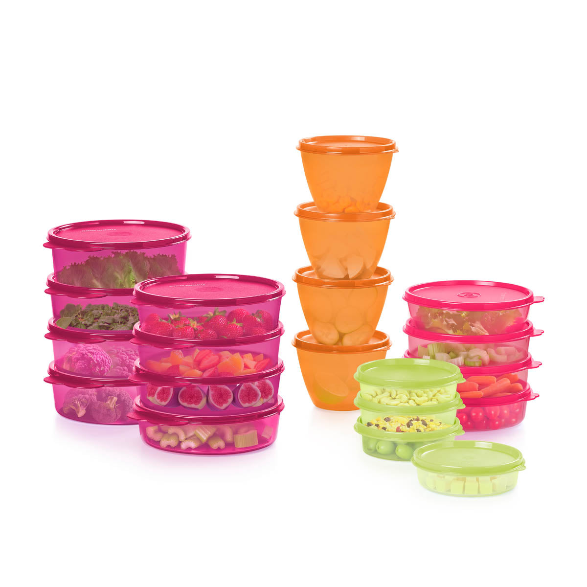 40-Piece Meal Prep Containers Set with Lids – Leakproof & Stackable