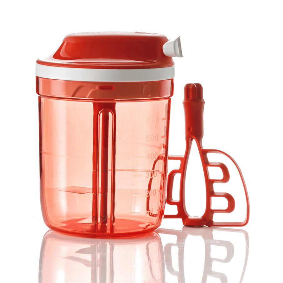 SuperSonic™ Manual Food Chopper - Tall 3-Cup Capacity for Fast Chopping & Mixing