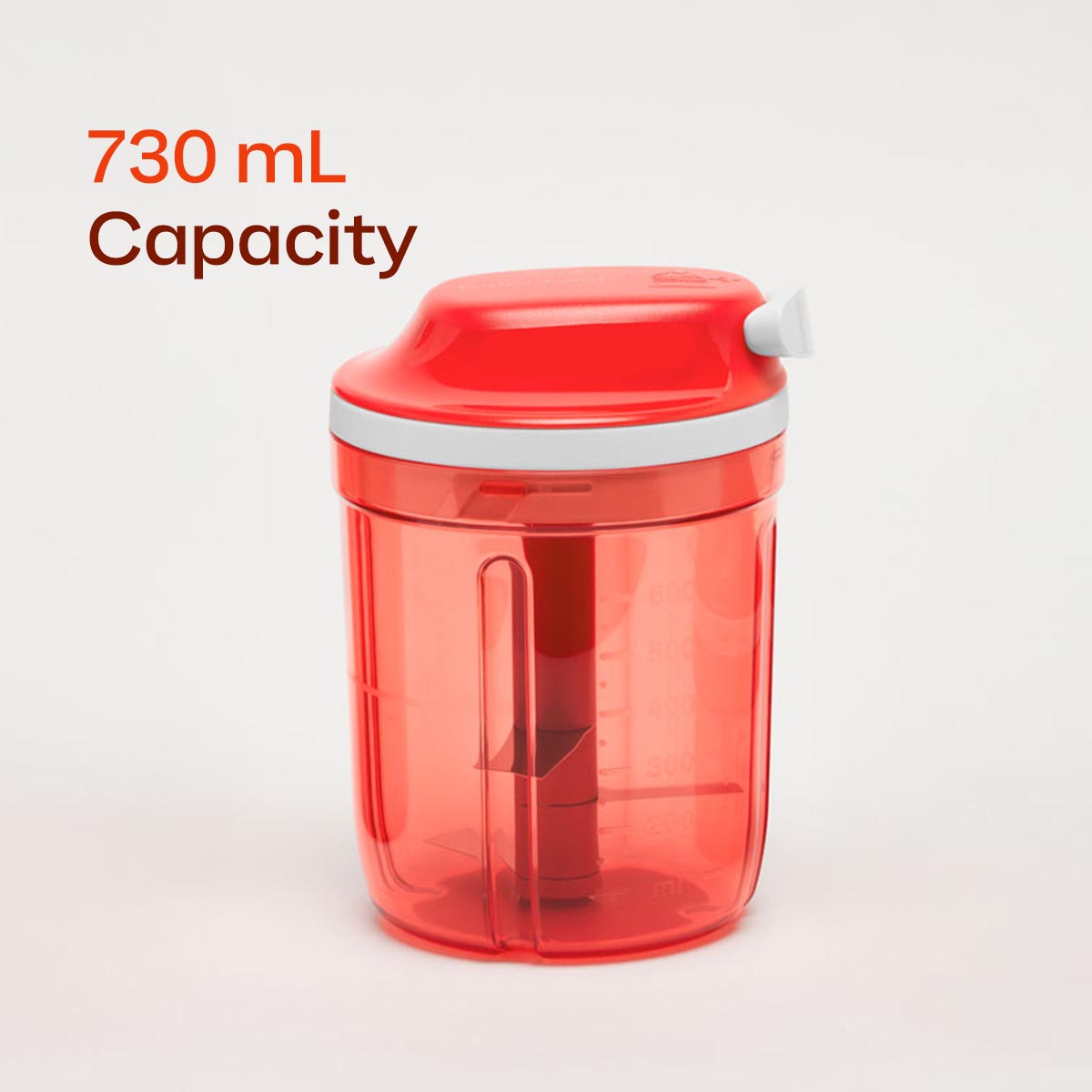 SuperSonic™ Manual Food Chopper - Tall 3-Cup Capacity for Fast Chopping & Mixing