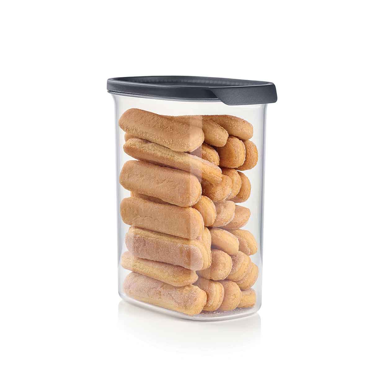 Tupperware Ultra Clear Airtight Food Storage Container - 2.2L Oval
