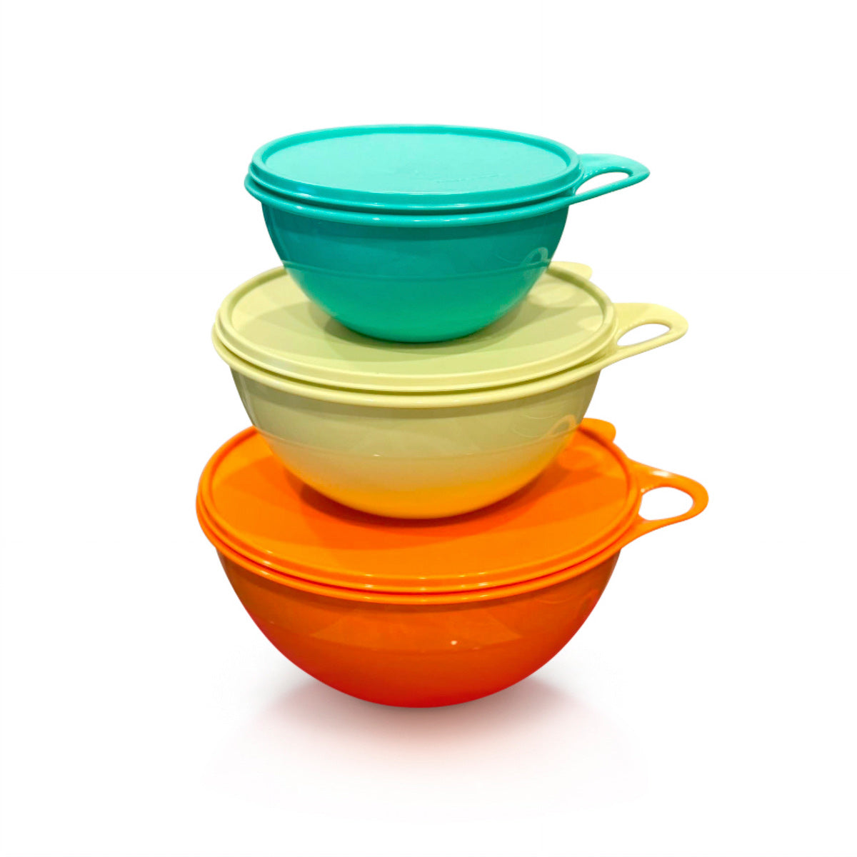 Thatsa® Mixing Bowls with Lids - 3-Piece Set with Thumb Handle