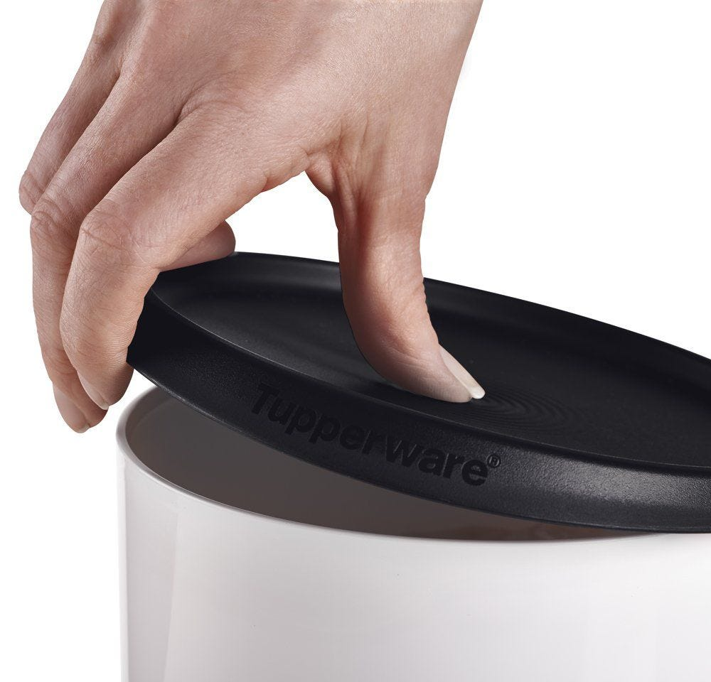 One Touch Airtight Food Storage Canister Set with Viewing Window