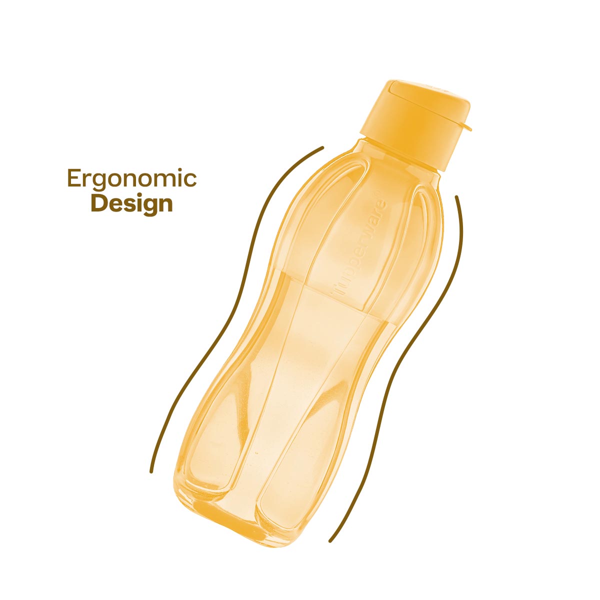 Eco+ Large Reusable Water Bottle - 1L Leak Proof & Dishwasher Safe
