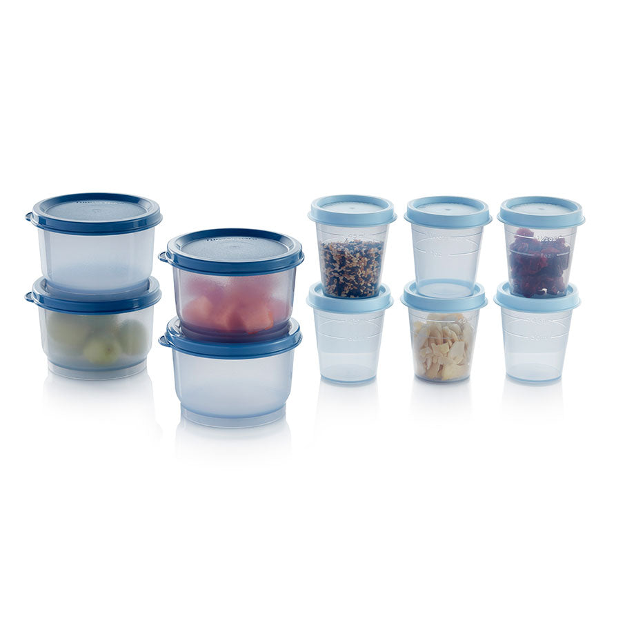 Tupperware® Leak-Proof Snack Containers Set - 10-Piece Mini & Snack Cups