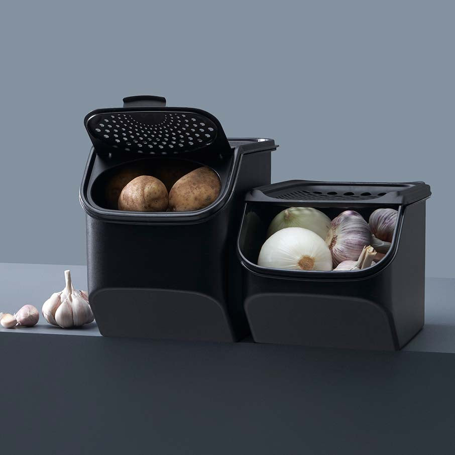 Onion & Garlic Storage Container – Airtight, UV-Shielded, 5.5L Capacity