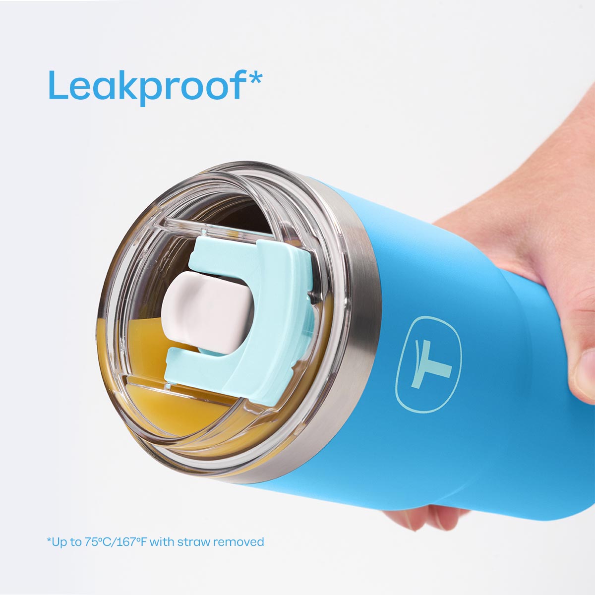 Tupperware® Big T Tumbler - Leakproof Stainless Steel Cup for Hot & Cold Drinks