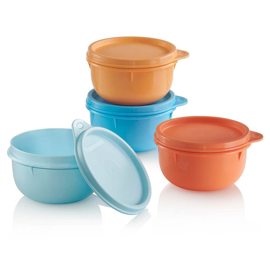Ideal Lit'l Bowls - 4-Pack Leak-Proof Kids Snack Containers for Travel