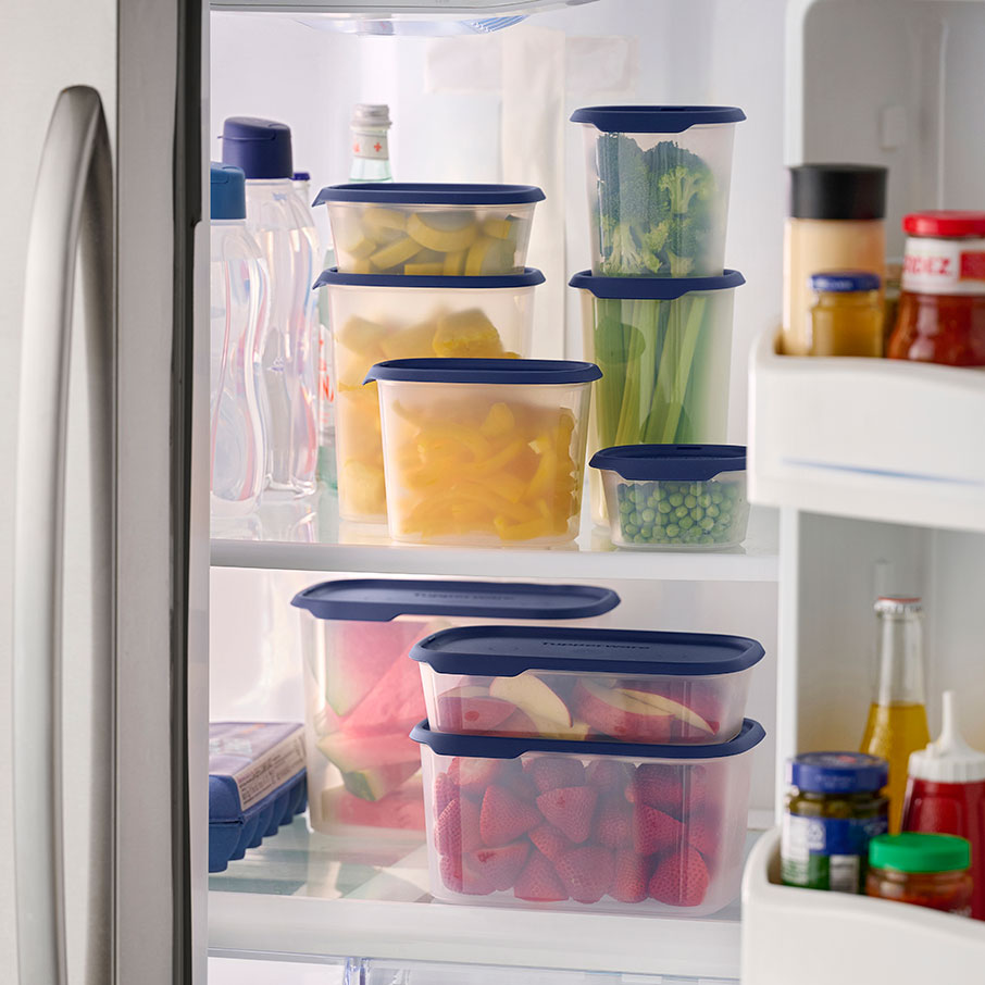 One Touch Fresh Airtight Food Storage Container - 12 Cup Rectangular