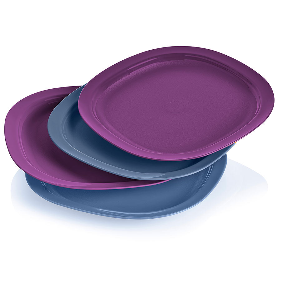 Microwave-Safe Reusable Plates for Kids & Travel – Eco-Friendly