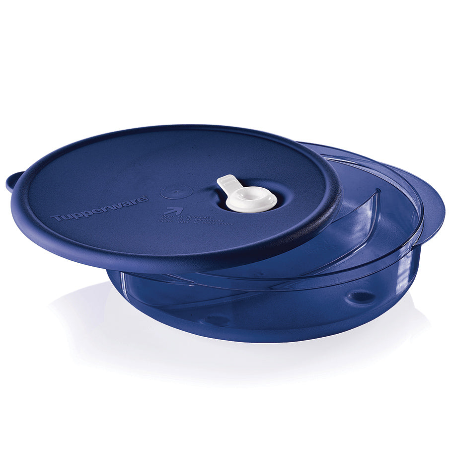 Vent 'N Serve® Round Divided Microwave & Freezer-Safe Dish
