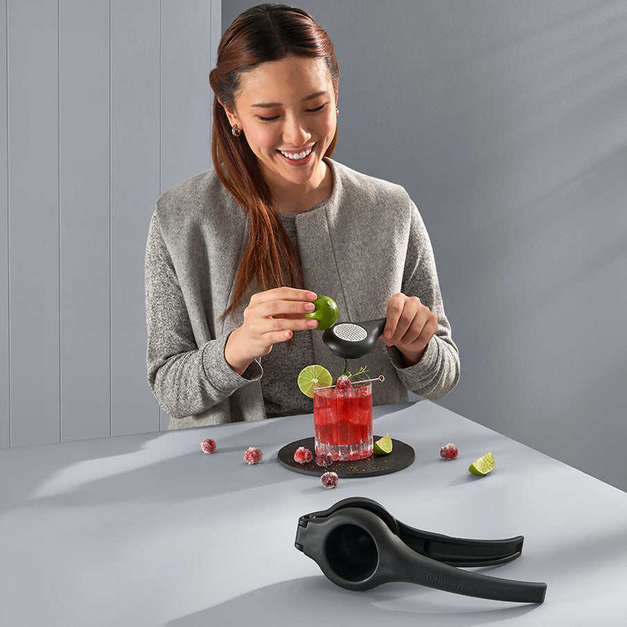 Zest 'N Press® Citrus Juicer & Zester - All-in-One Lemon & Lime Press Tool