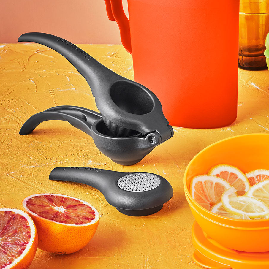 Zest 'N Press® Citrus Juicer & Zester - All-in-One Lemon & Lime Press Tool